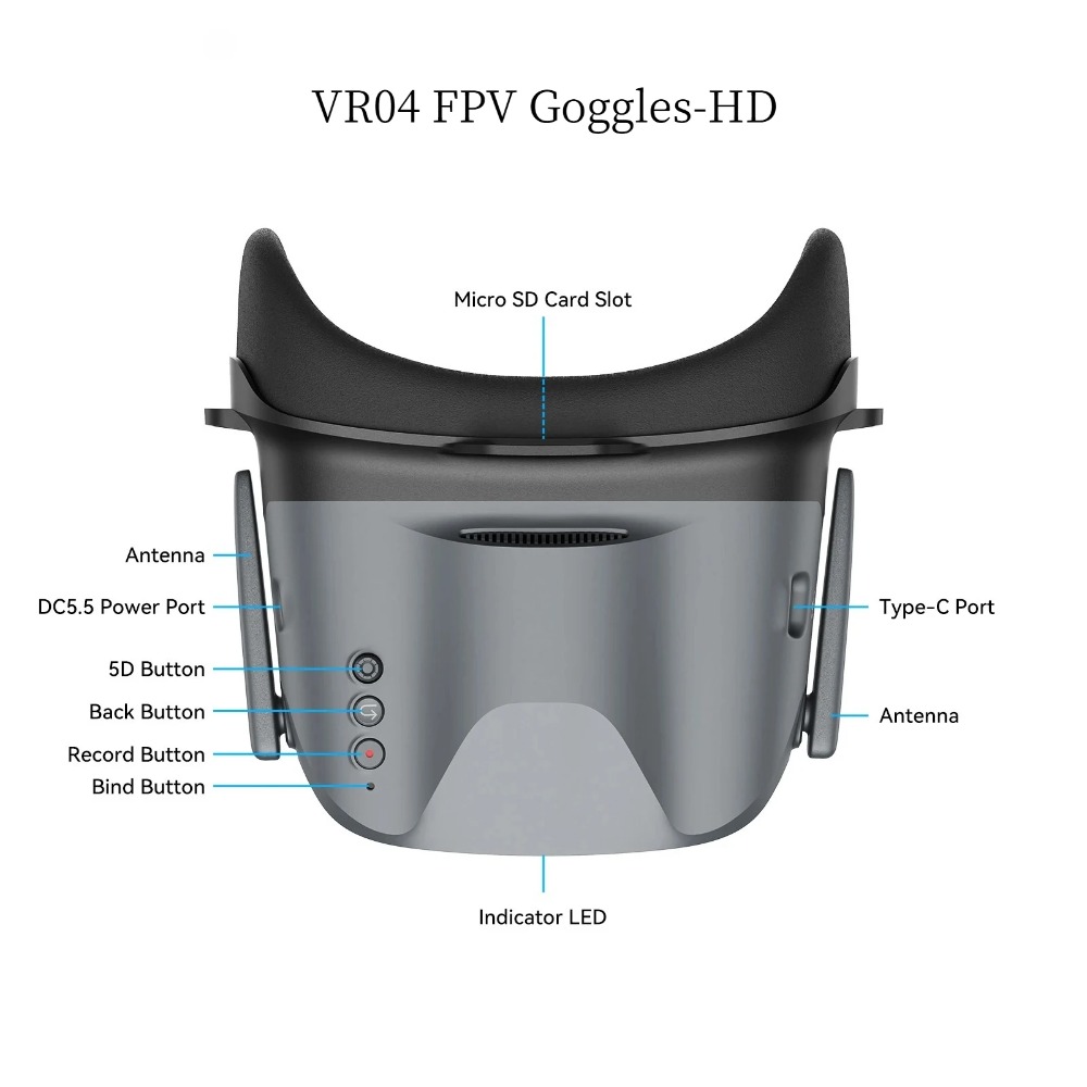 NUEVAS Gafas FPV BETAFPV VR04  - Skyzone Cobra X V2 Fpv Goggles reseña y precio