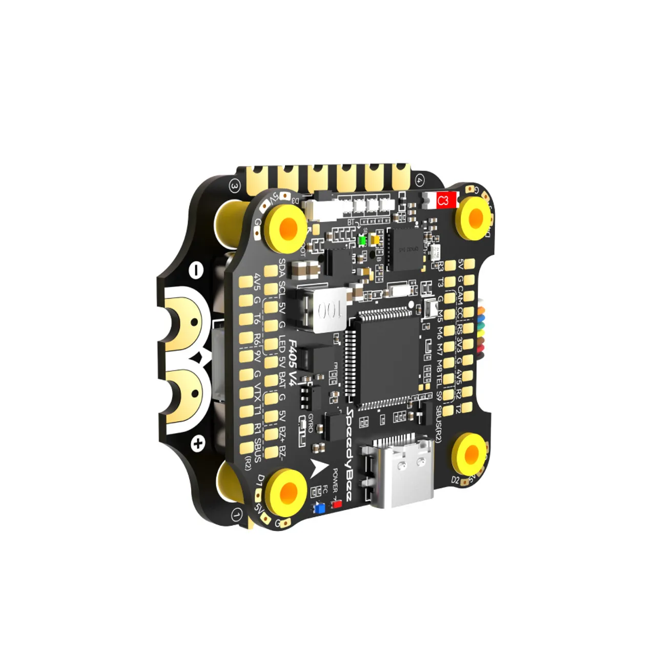 Apilamiento SpeedyBee F405 V4  - Speedybee F405 V4 Bls 55A Stack reseña y precio