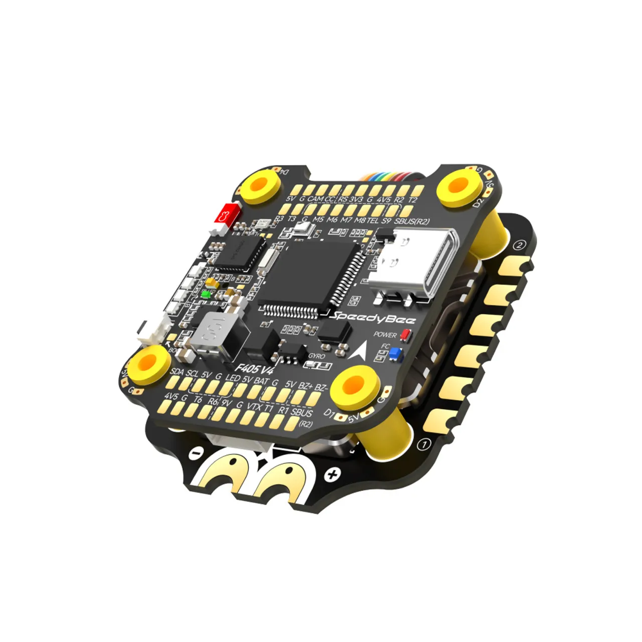 Apilamiento SpeedyBee F405 V4  - Speedybee F405 V4 Bls 55A Stack reseña y precio